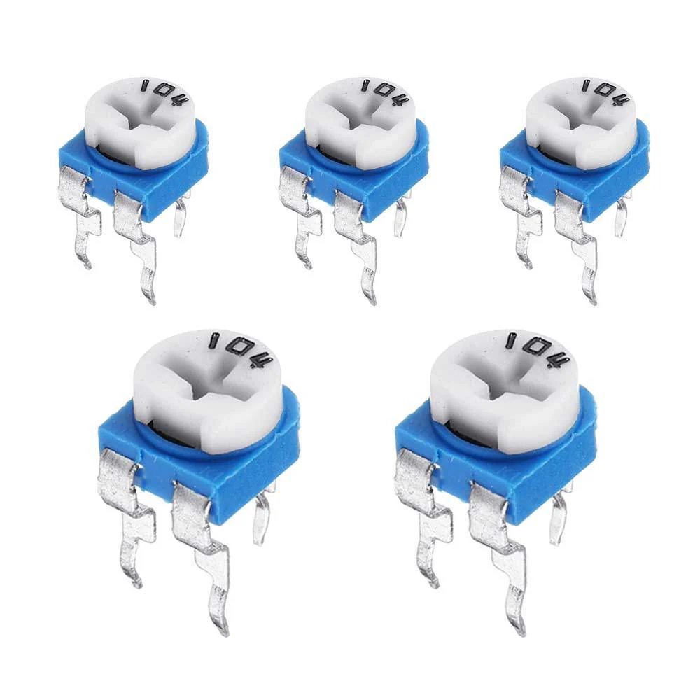 100K Preset Potentiometer - (Pack of 5)
