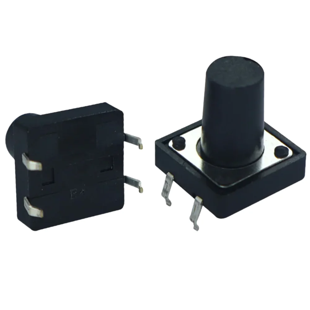 12X12X17mm 4 Pin Tactile Push Button Switch (Pack of 5)