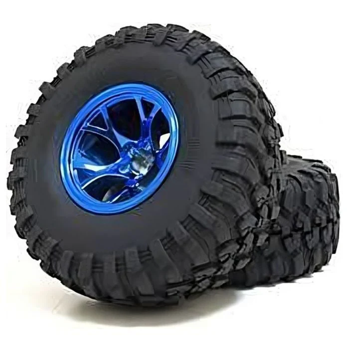 125mm Wheel black-blue with 6mm coupling