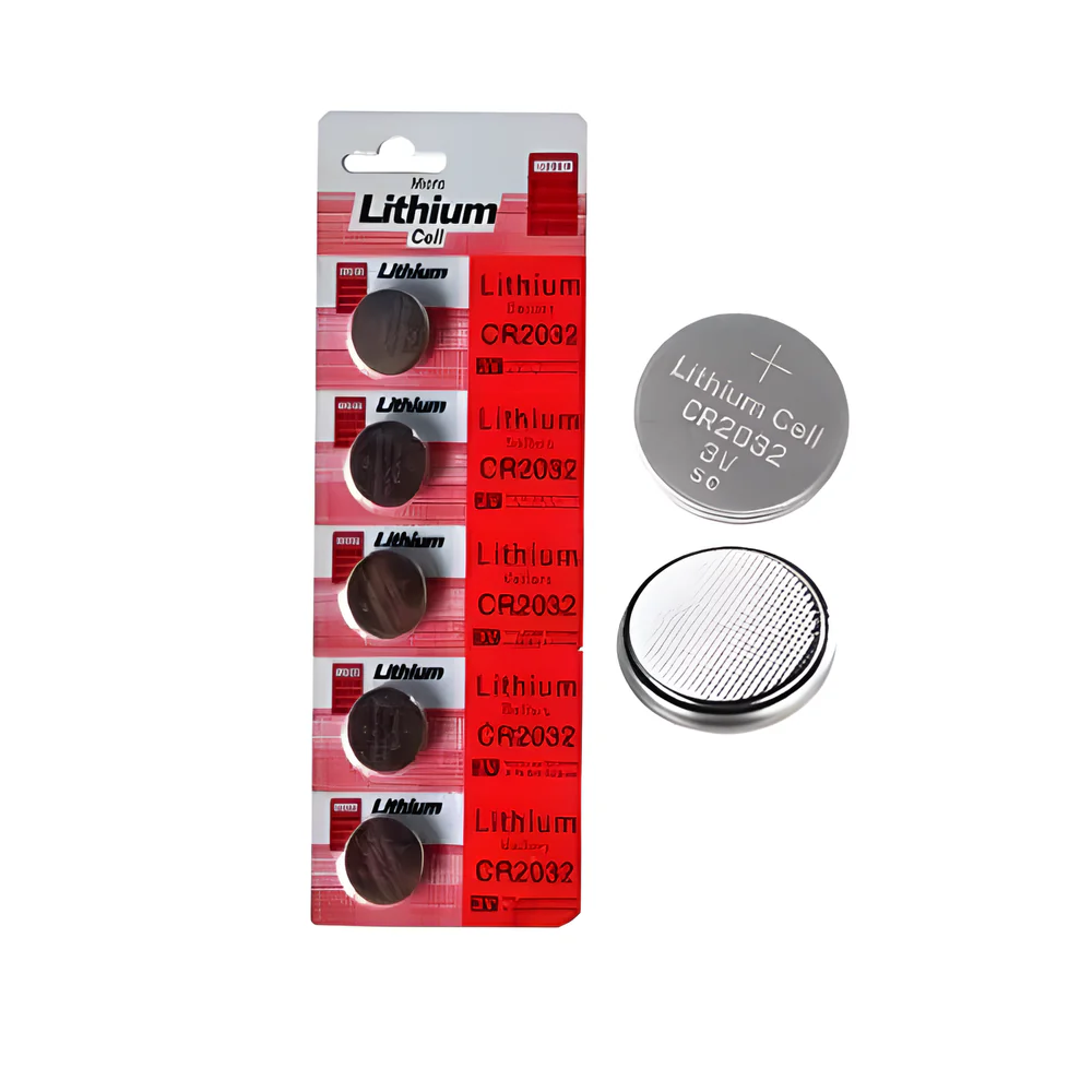3V CR2032 Lithium Coin Battery (Pack of 5)