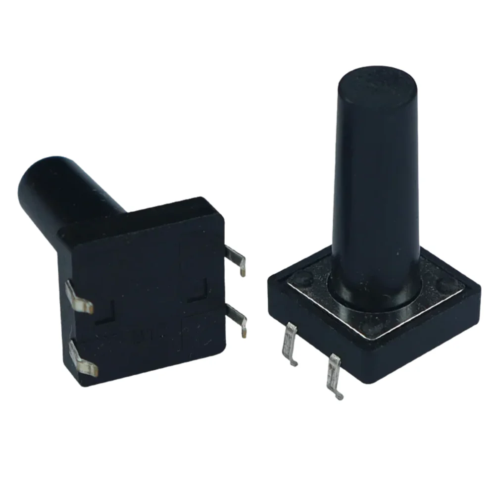 4 Pin Tactile Push Button Switch 12X12X21mm (Pack of 5)