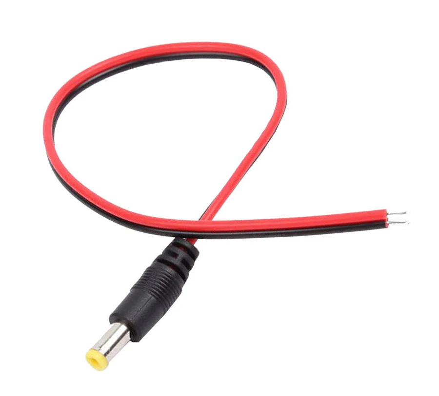 5mm DC Jack Male Connector with Wire