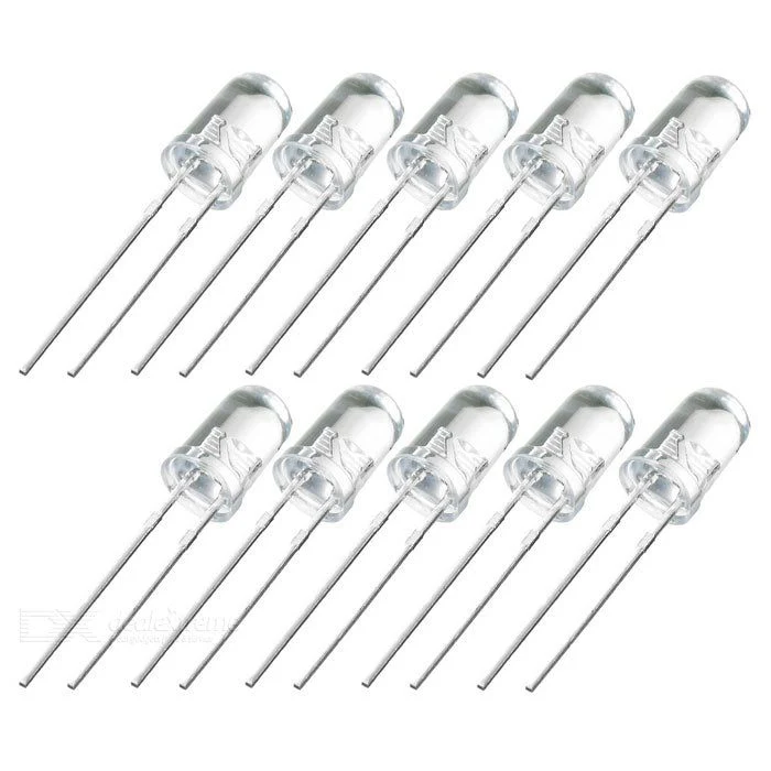 5mm White Led (Pack of 10)