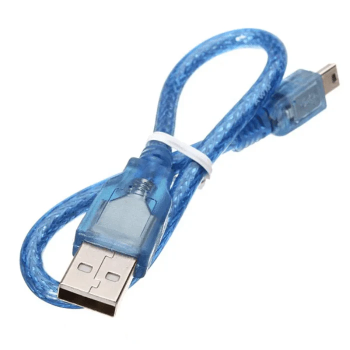 Mini USB 2.0 Cable for Arduino 30 cm (Colour May Vary)