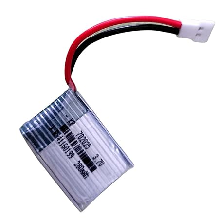QBM 3.7V 280 mAh for Drone LiPo (Lithium Polymer) Rechargeable Battery (Pack of 1)
